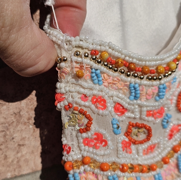 NWT Parker Mariah beaded mini dress - Picture 7 of 13